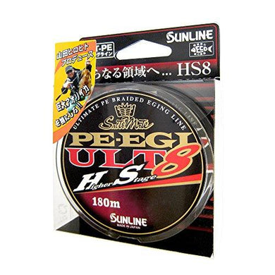 SUNLINE SM PE EGI ULT HS8 180m HG #0.4  PE Braid 4968813534708