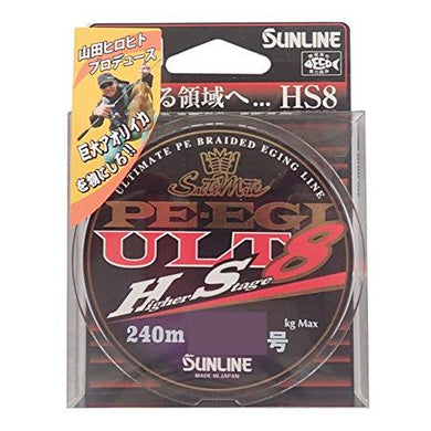 SUNLINE SM PE EGI ULT HS8 240m HG #0.3  PE Braid 4968813534760