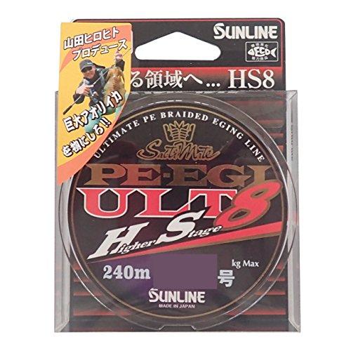 SUNLINE SM PE EGI ULT HS8 240m HG #0.4 PE Braid