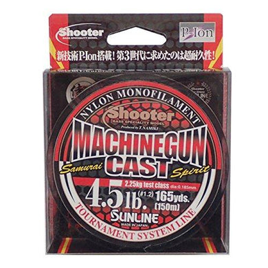 SUNLINE Shooter Machine Gun Cast 1.2 4.5Lb 150m single  Fishing Line 4968813535552