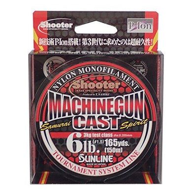 SUNLINE Shooter Machine Guncast No.1.5 6Lb 150m Single  Fishing Line 4968813535569