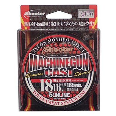 SUNLINE Shooter Machine Guncast 4.5 No.18Lb 150m Single  Fishing Line 4968813535620