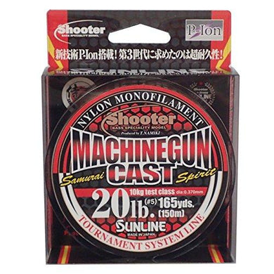 SUNLINE Shooter Machine Guncast No.5 20Lb 150m Single  Fishing Line 4968813535637