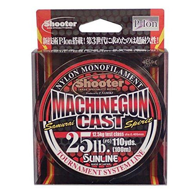 SUNLINE Shooter Machine Gun Cast 6 25Lb 100m single  Fishing Line 4968813535651