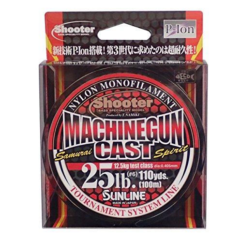 SUNLINE Shooter Machine Gun Cast 6 25Lb 100m single  Fishing Line 4968813535651