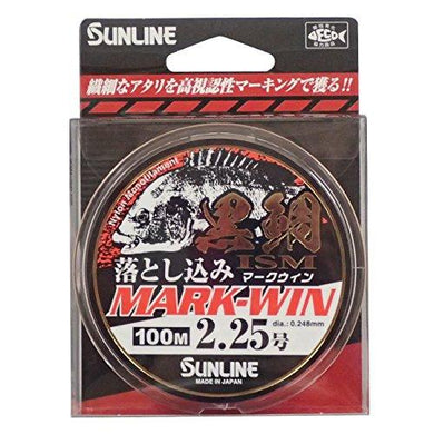 SUNLINE KURODAI ISM dropping KURODAI MARK-WIN 2.25 100m single  Fishing Line 4968813536474