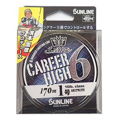 SUNLINE SM Career High X6 170m No.1 Champagne Gold  Fishing Line 4968813536788