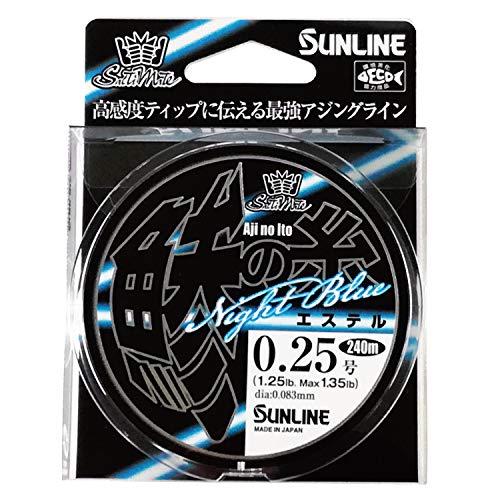SUNLINE Salty Ajing Line Ester 0.25 / 1.25LB NightBlue  Fishing Line 4968813538362