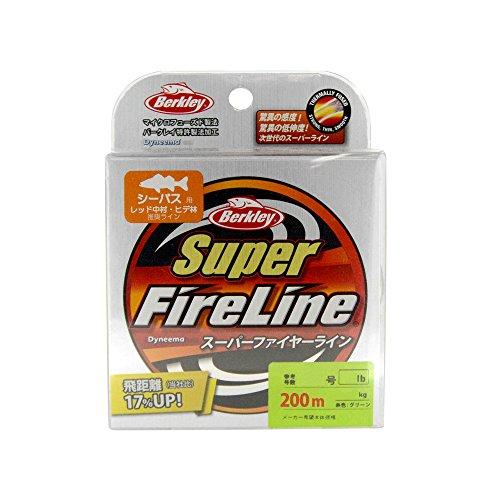 Berkley Super FireLine 20lb 200m GRN Fishing Line 0028632691243
