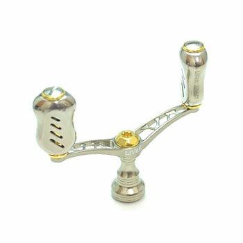 LIVRE Wing 80 Fino knob DS For left-handed Titanium P Gold G   Reel Parts 4580421710048
