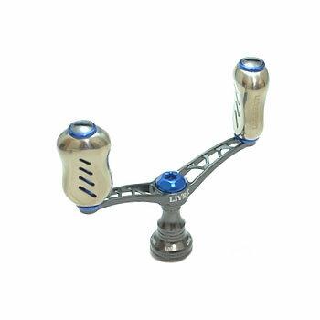 LIVRE Wing 80 Fino knob For Shimano S2 Gunmetal P Blue G 4580421710161