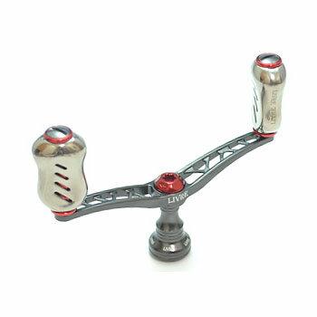 LIVRE Wing 100 Fino knob For Shimano S3 Gunmetal P Red G 4580421710666