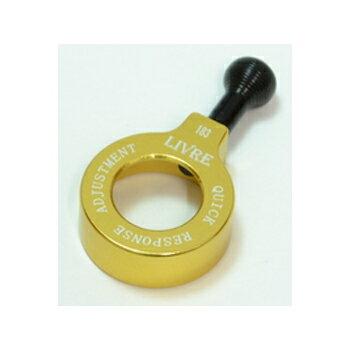 LIVRE 8061 QRA-183-GLBK Q.R.A 183 type Gold x black   Reel Parts 4580421720801