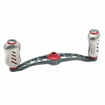 LIVRE 1977 FB1F100-FI-GMR Crank Feather 100 For Daiwa B1 Gunmetal P Red G   Reel Parts 4580421721532
