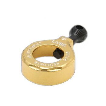 LIVRE 8161 QRA-220-GLBK Q.R.A 220 type Gold x black   Reel Parts 4580421724250