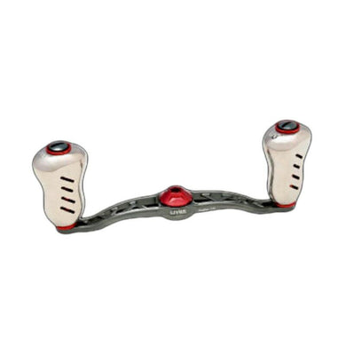 LIVRE 2927 FLSF110-FP-GMR Crank Feather 110 For left-handed For Shimano (Gunmetal P Red G)  Reel Parts 4580421726872