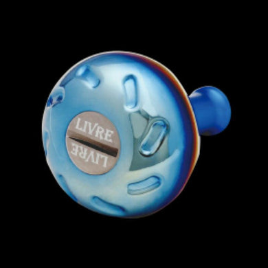 LIVRE 5993 E37BL-1 Knob alone EP37 1 piece (Fire Blue C)  Reel Parts 4580421728494