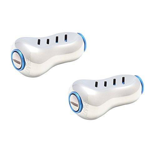 LIVRE 5443 FPBL-2 Knob alone Fino Plus 2 pieces (Silver blue) 4580421730091