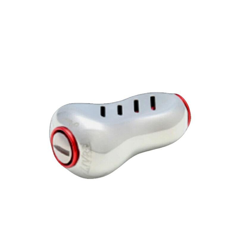 LIVRE 5444 FPRE-2 Knob alone Fino Plus 2 pieces (Silver Red)  Reel Parts 4580421730107