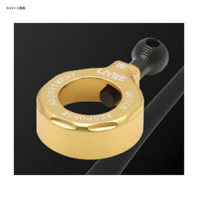 LIVRE 8171 QRA-206-GLBK Q.R.A 206 type Gold x black   Reel Parts 4580421731821