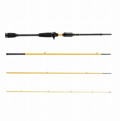 Abu Garcia Salty Style Colors STCC-704LT-AY Baitcasting Rod 0036282965188