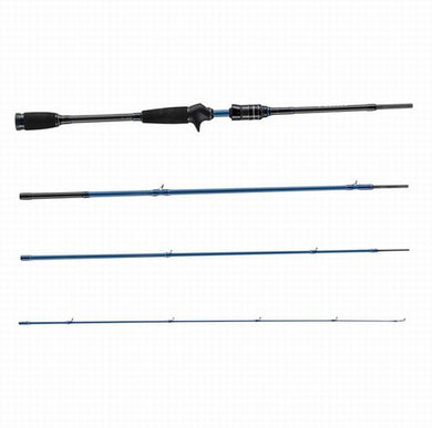 Abu Garcia Salty Style Colors STCC-704LT-SB Baitcasting Rod 0036282965195