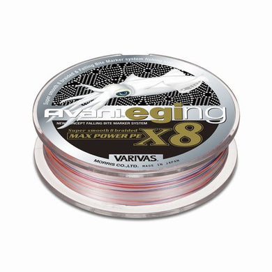 VARIVAS Avani Eging Max Power PE X8 150m #0.6 14.5lb PE Braid Line 4513498104489