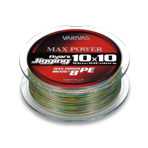 VARIVAS Avani Jigging 10X10 Max Power PE X8 300m #1.2 20.8lb PE Braid 4513498104632