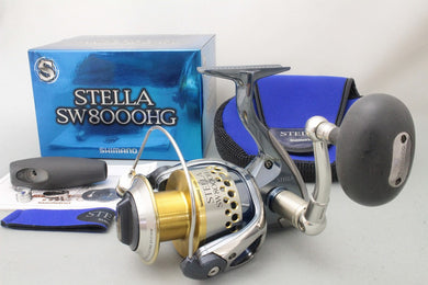 Shimano 01 STELLA SW 8000-HG Spinning Reel B9076 USED