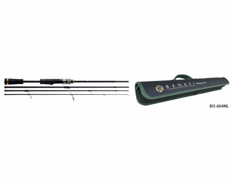 Major Craft BENKEI PACK ROD BIS-644L Spinning Rod for Bass 4560350818039