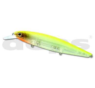 DEPS BALISONG MINNOW 130 F #38 Clear Chart Back 4544565101384