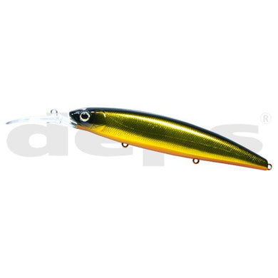 DEPS BALISONG MINNOW LONGBILL 130 SF #22 GM Black Gold 4544565093221