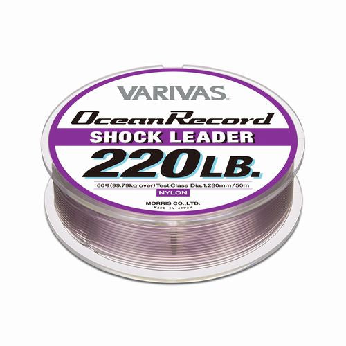 VARIVAS Ocean Record Shock Leader Nylon Line 50m #60 220lb 4513498099990