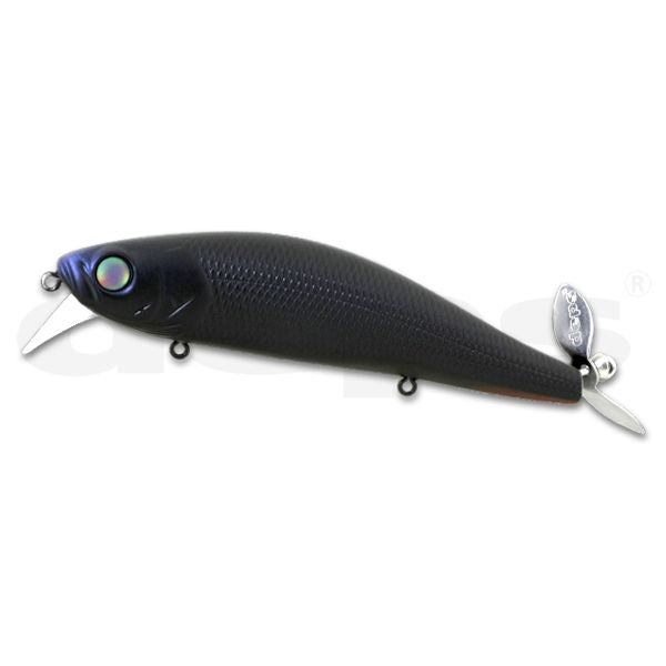 DEPS SPIRAL MINNOW #16 Jet Black 4544565077160