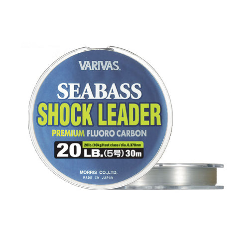 VARIVAS Seabass Shock Leader Fluorocarbon Line 30m 20lb 4513498050786