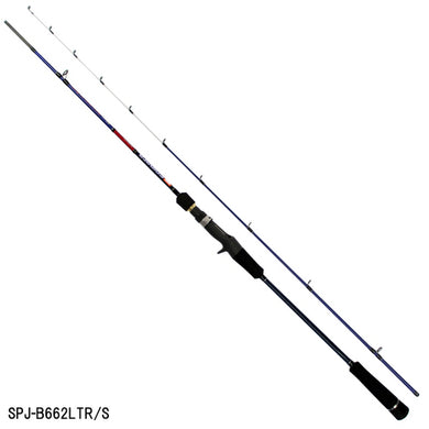 Major Craft Solpara Light Jigging-Tai-Rubber SPJ-B662LTR/S Baitcasting Rod 4560350841723