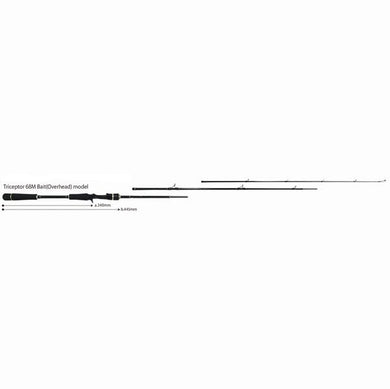 YAMAGA Blanks Triceptor 68M Bait model Baitcasting Rod for Bass 4560395514286